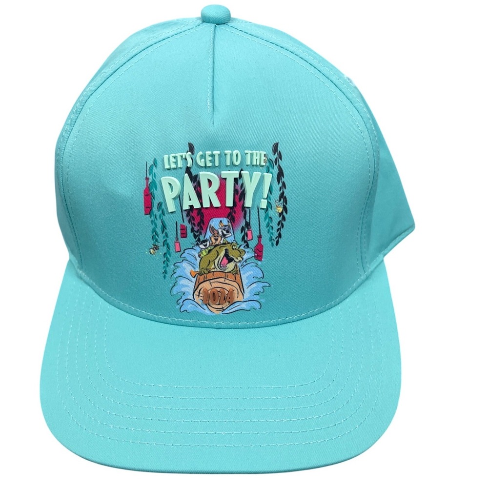 Disney Tiana's Bayou Adventure 2024 Let's Get To The Party Hat Turquoise NWT